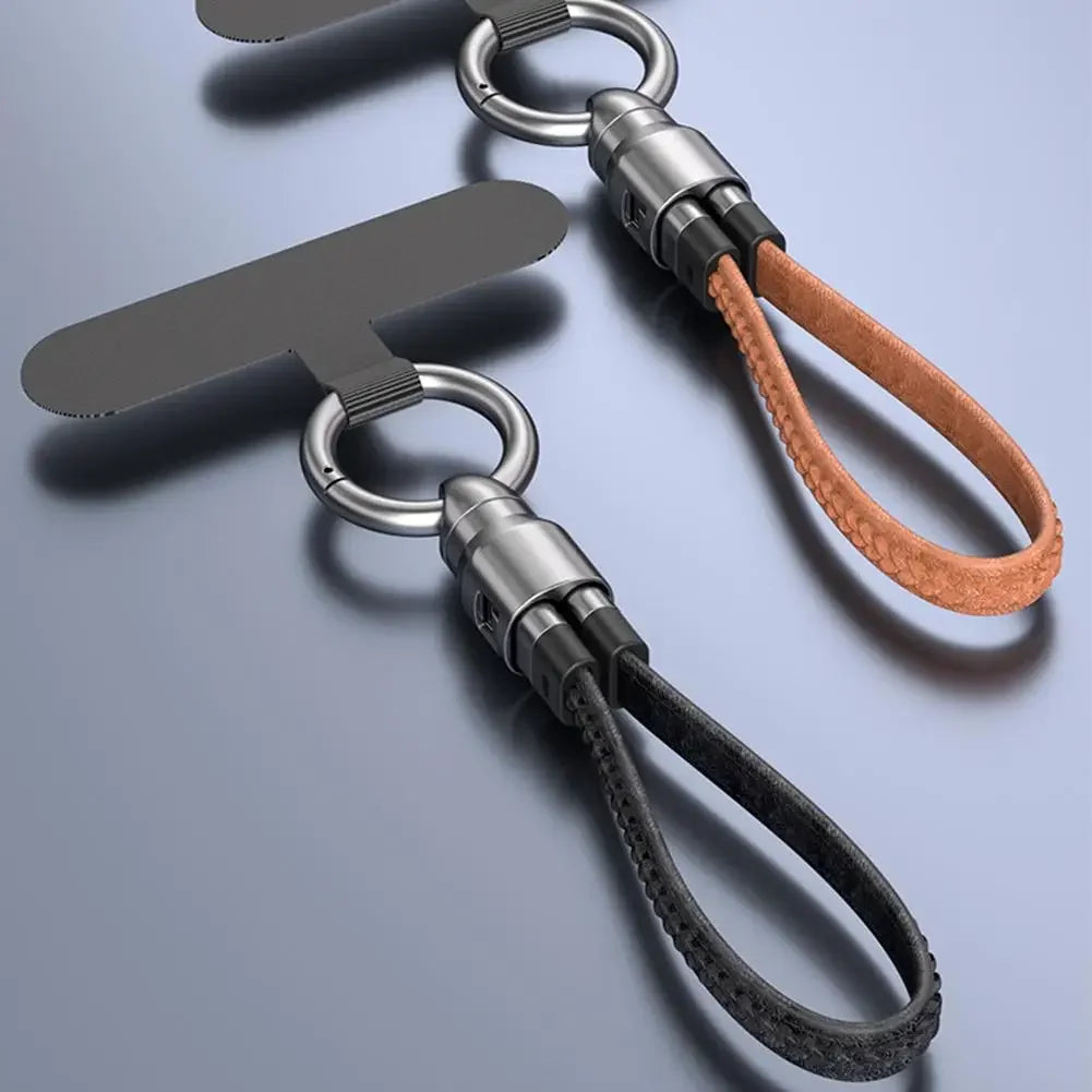 240W PD Fast Charging USB C Cable Portable Keychain Leather Lanyard Phone Charm Cord For iPhone Samsung Laptop Travel Charger Peaceful Pleasures Health and Wellness