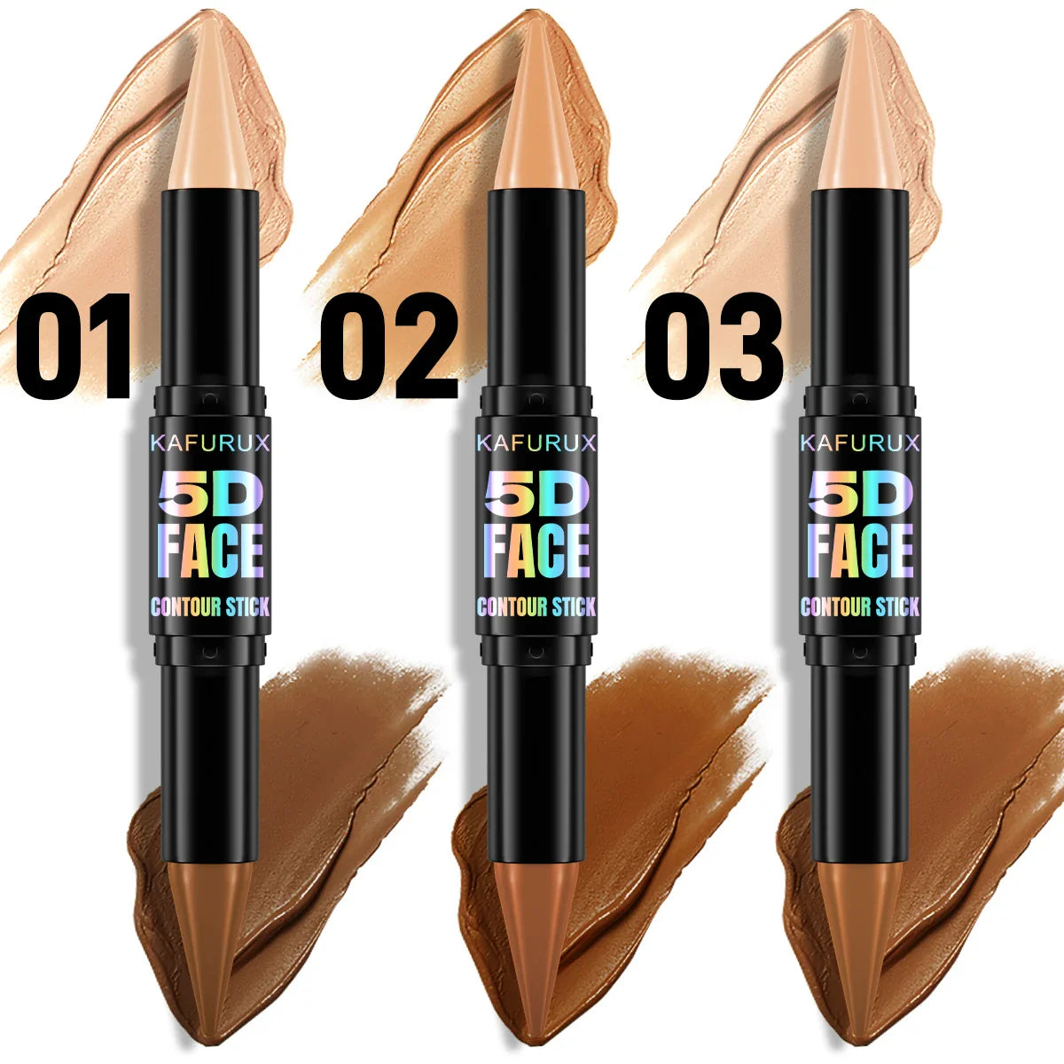 KAFURUX Double-Ended Contour Stick | Highlight & Shadow Cream