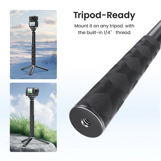 For DJI OSMO Action 6/NANO/OSMO 360/Action 5Pro/4/3 Adjustable Dual-Direction Quick-Release Selfie Stick Sports Camera Parts Peaceful Pleasures Health and Wellness