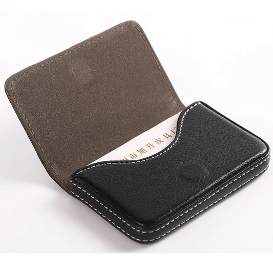PU Leather Business Card Holder – Magnetic Buckle & Slim Design Business Card Holder Oasis Select