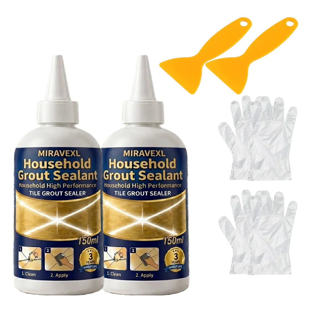 MIRAVEXL Tile Grout Sealer – Waterproof Anti-Mold Sealant