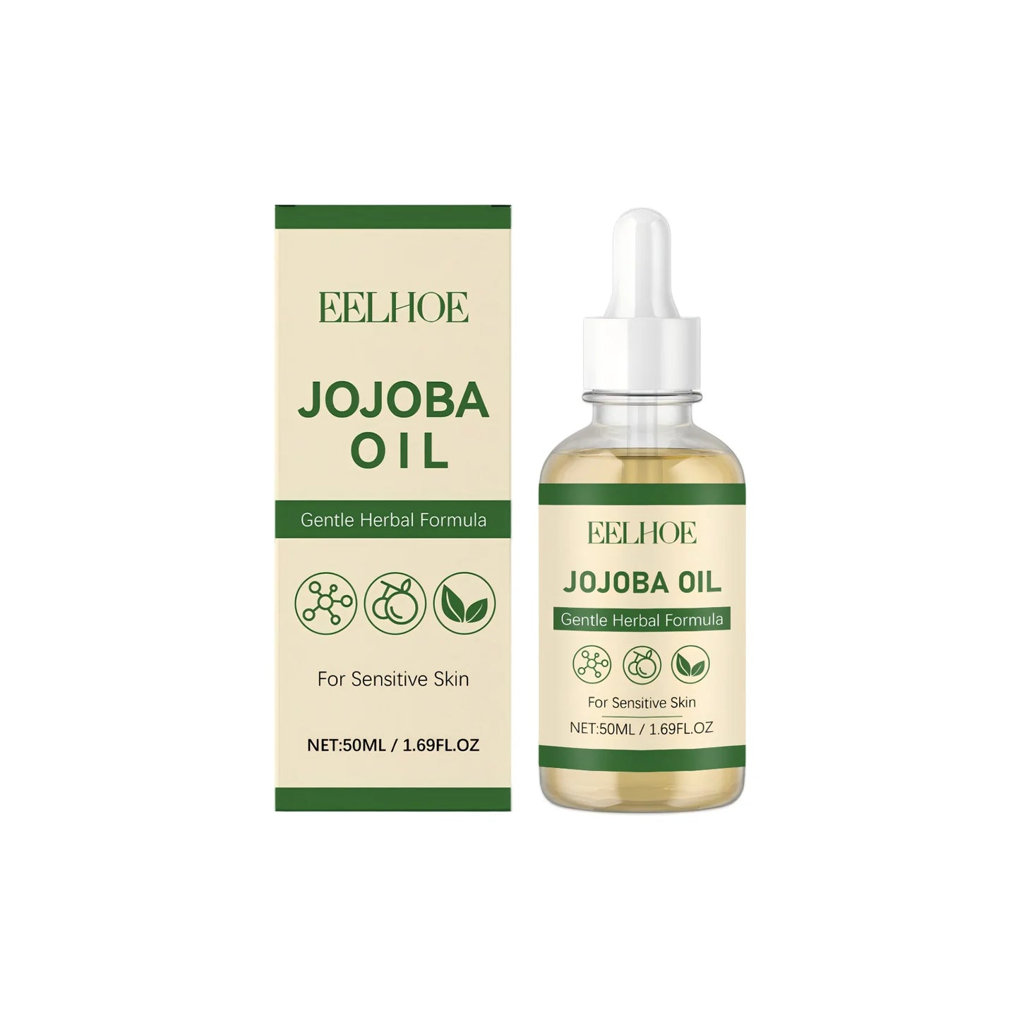 100% Pure Organic Cold-Pressed Jojoba Oil – Face, Body & Hair