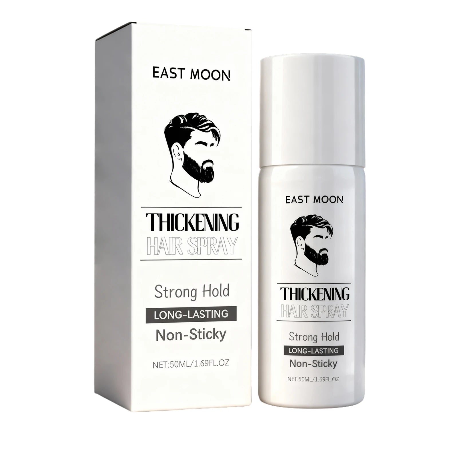 East Moon Men's Volumizing Hair Setting Spray 50ml Hair Styling Spray Peaceful Pleasures Health and Wellness