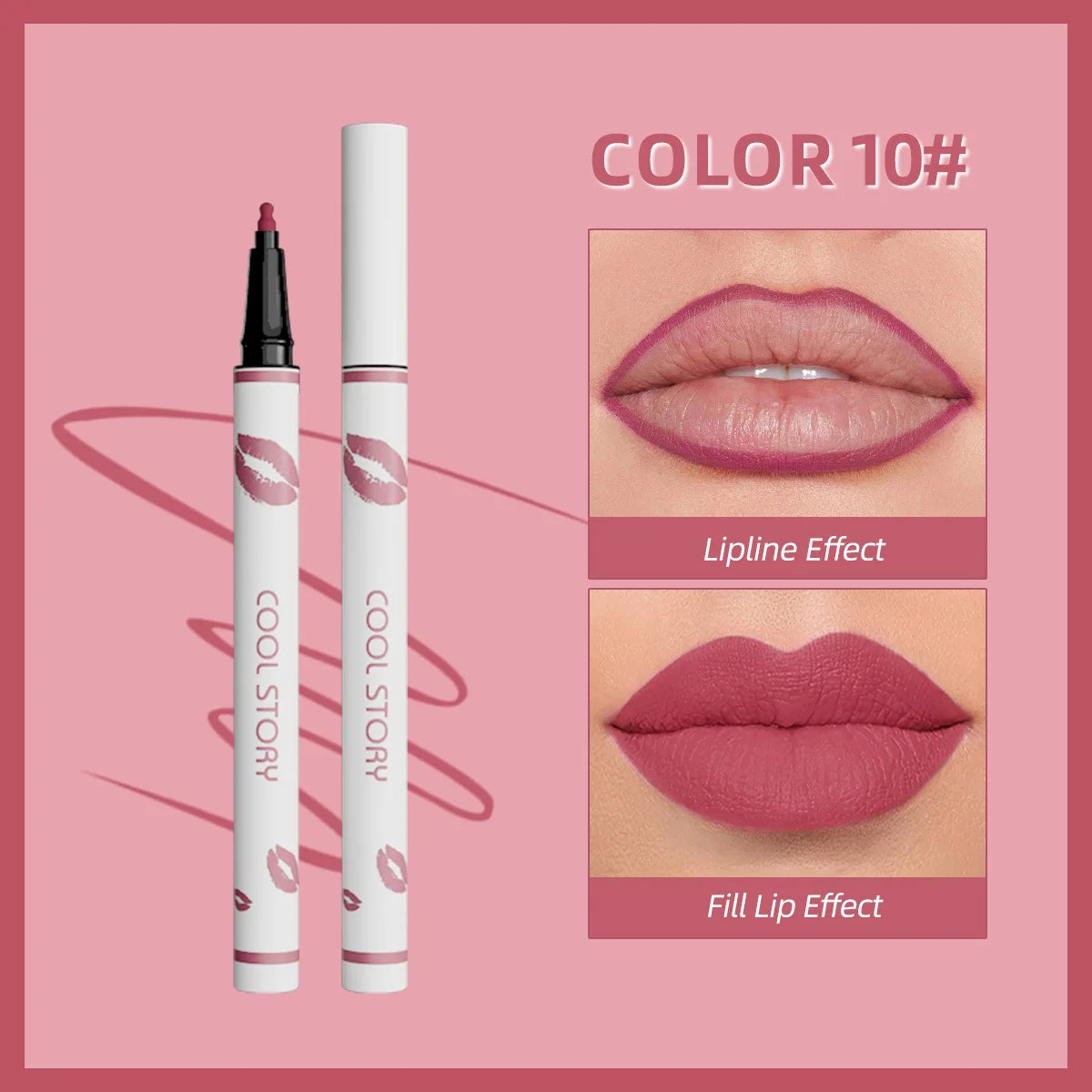 Waterproof Matte Liquid Lip Liner Pencil – Long-Lasting Color