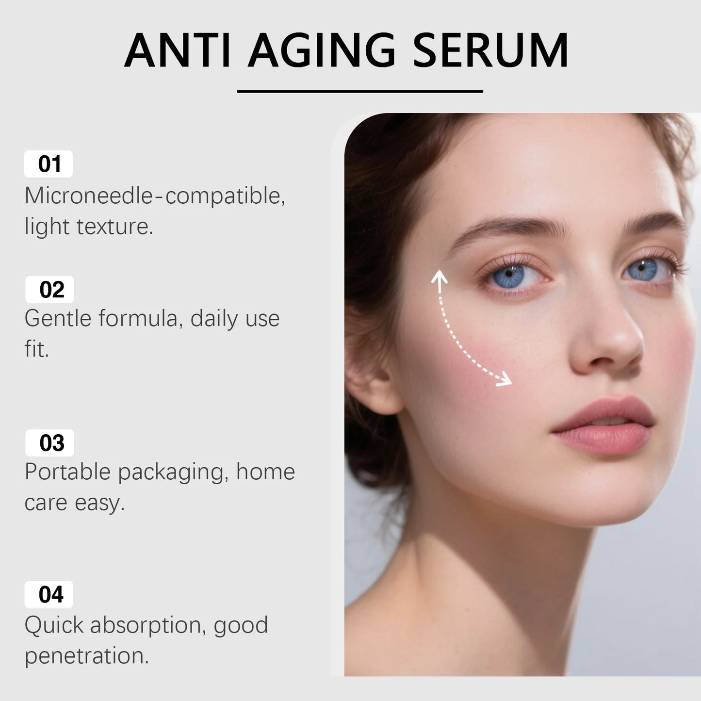 Jaysuing Microneedle Roller Serum Set – Hydrating & Brightening