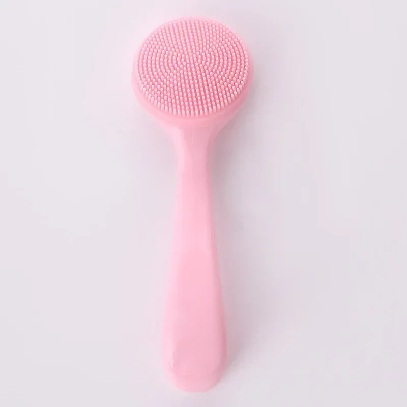 Soft Silicone Facial Cleansing Brush | Makeup & Blackhead Facial Cleansing Brush Peaceful Pleasures Health and Wellness