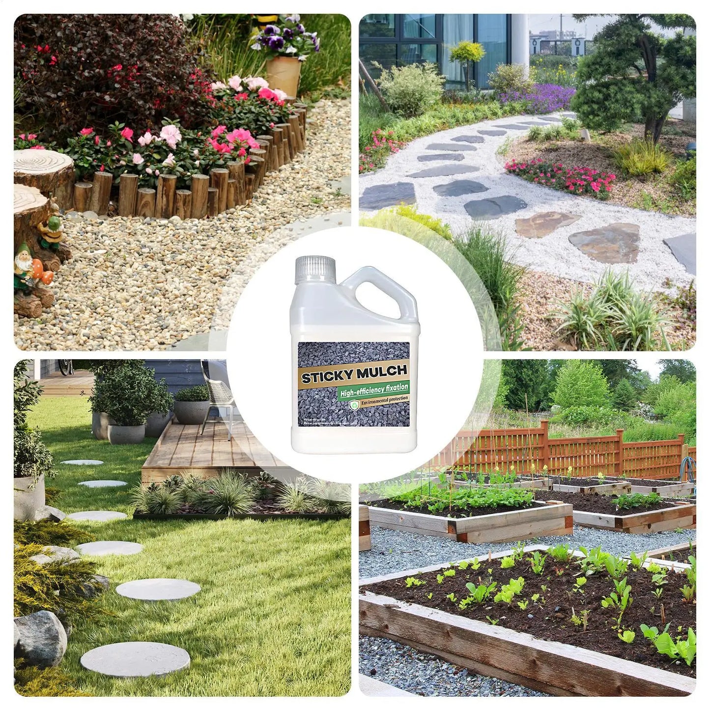 500g Quick-Drying Landscape Adhesive | Clear Waterproof Stone Glue