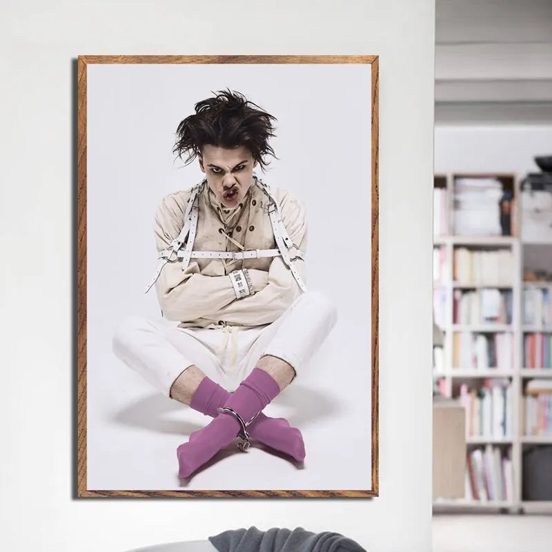 Yungblud Rock Music Star Canvas Wall Art Poster | Modern Decor