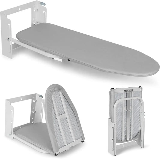 Wall Mount Ironing Board 36x12 – Foldable, Adjustable Height Home & Laundry Peaceful Pleasures Health and Wellness United States