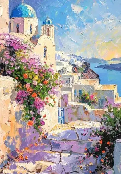 Colorful Landscape Canvas Wall Art | Nature Poster Home Decor