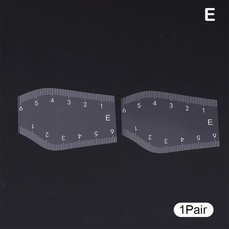 Eyebrow Shaping Ruler Stencil Kit – Beginner Brow Tool
