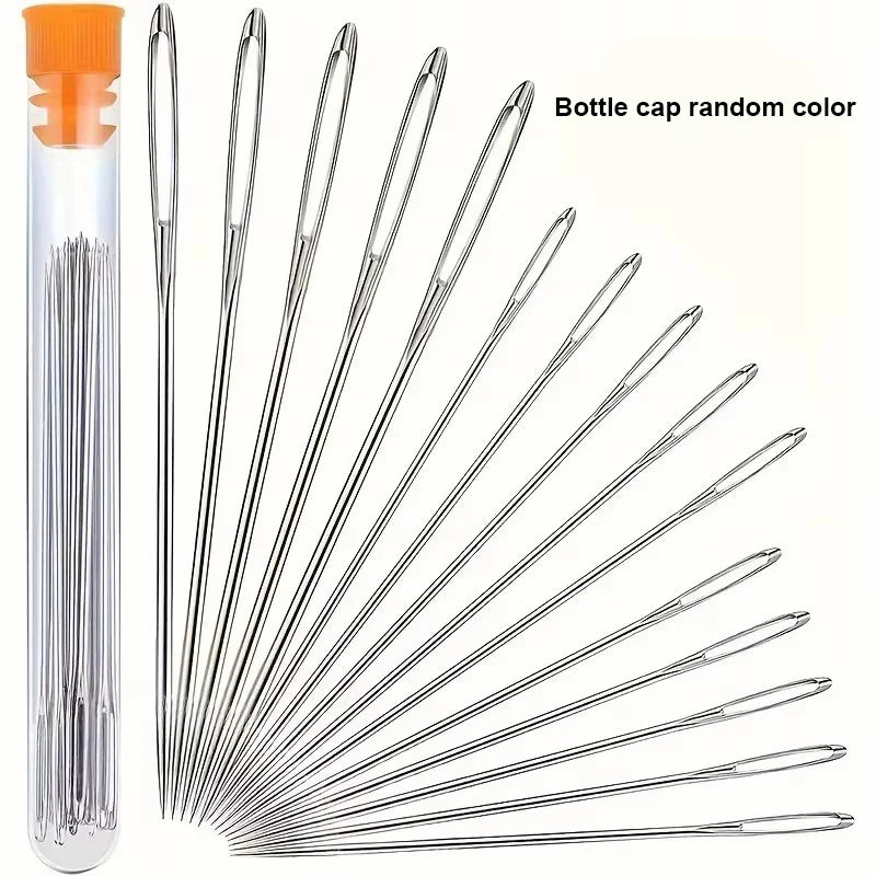 DIY Craft Tools Large Eye Needles Steel Embroidery Cross Stitch