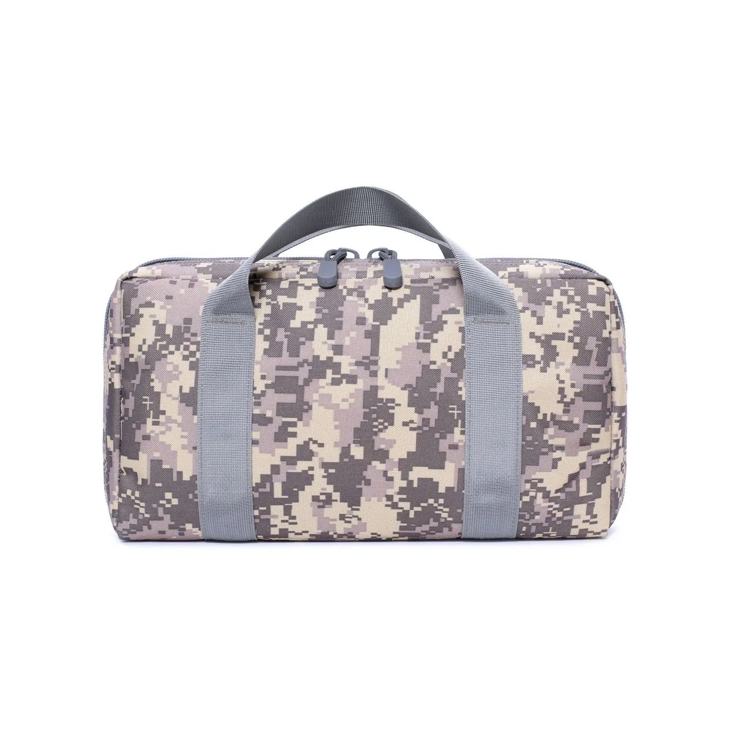 Outdoor Handbag Case Universal Concealed Handgun Storage Bag Magazine Pouch Hunting Accessories Sundries Storage Handbag Peaceful Pleasures Health and Wellness Light Grey