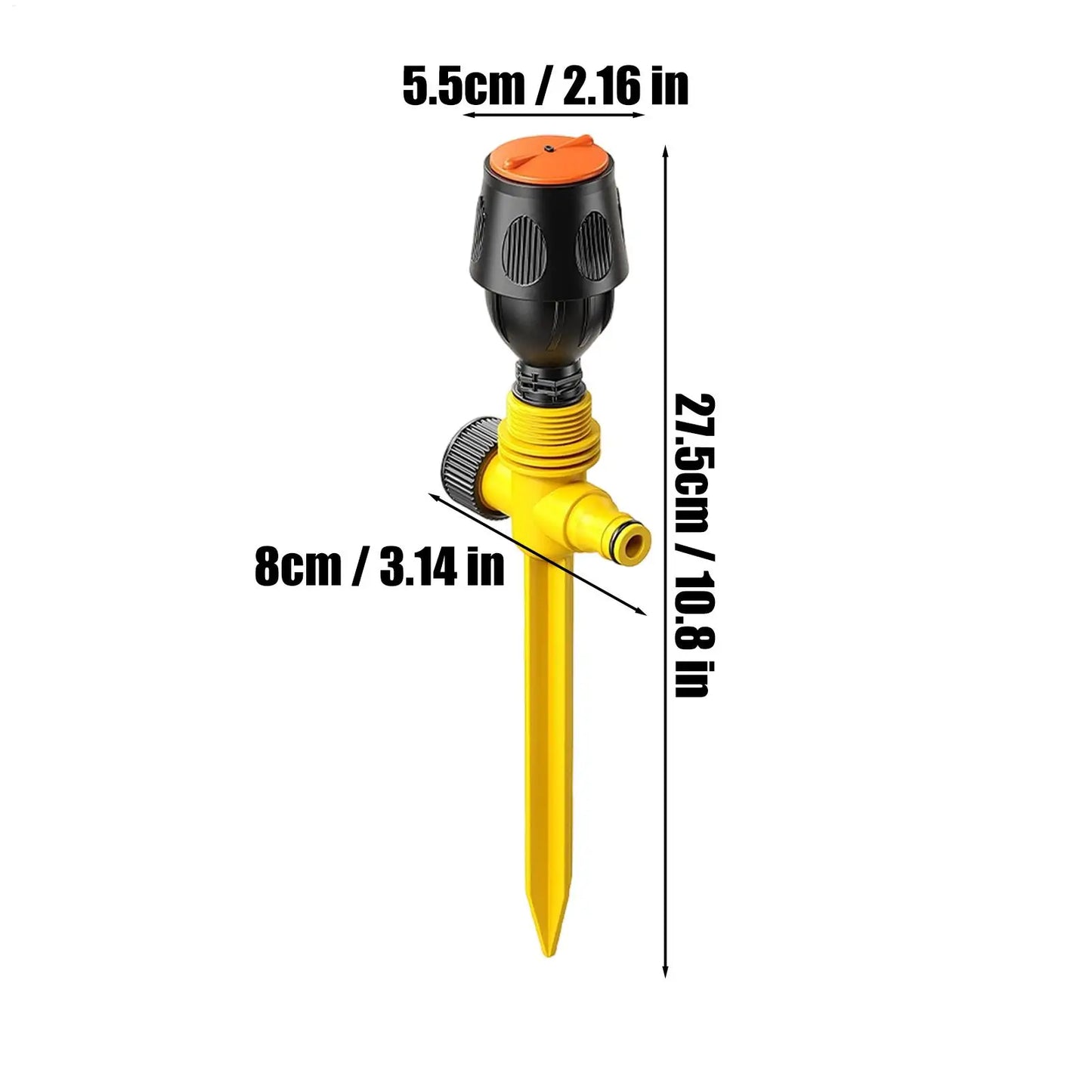 Lawn Sprinklers for Yard Outdoor Irrigation Sprinkler with Hose Coupling for Vegetable Yard Lawn Outdoor Homeowners Gardening Peaceful Pleasures Health and Wellness