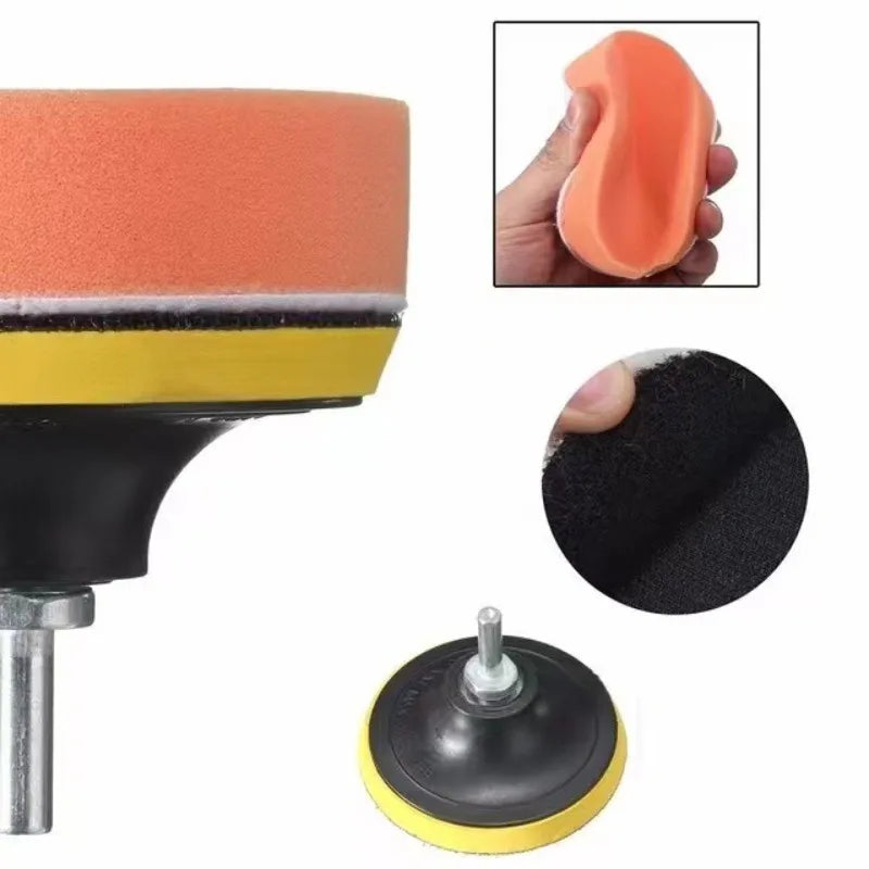 11-Piece Car Polishing Pads Set – 3/5/7 Inch Sponge & Wool Peaceful Pleasures Health and Wellness