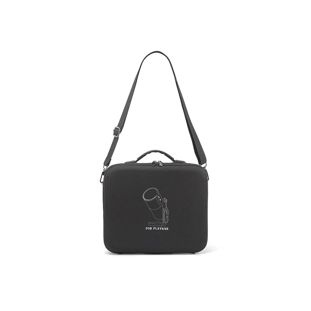 Cloth+EVA Waterproof Fabric Storage Bag Suitable For XGIMI PLAY6/6E Storage Bag Projector Storage Bag Storage Box Hard Shell Bag Peaceful Pleasures Health and Wellness black