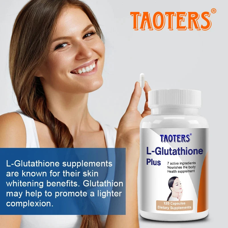 L-Glutathione 100mg Capsules | Skin, Immune & Anti-Aging Support