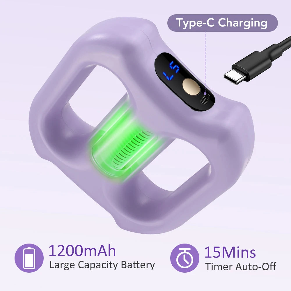 Electric Full-Body Fascia Ring Portable Vibration Fascia Massager Fat Burning Body Weight Loss Deep Tissue Muscle Relief & Relax Peaceful Pleasures Health and Wellness