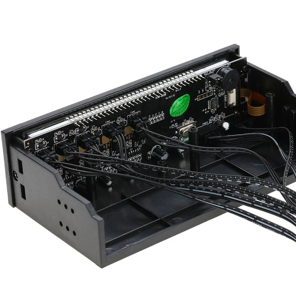5.25" Touchscreen PC Fan Controller – 5 Channel Temp Monitor