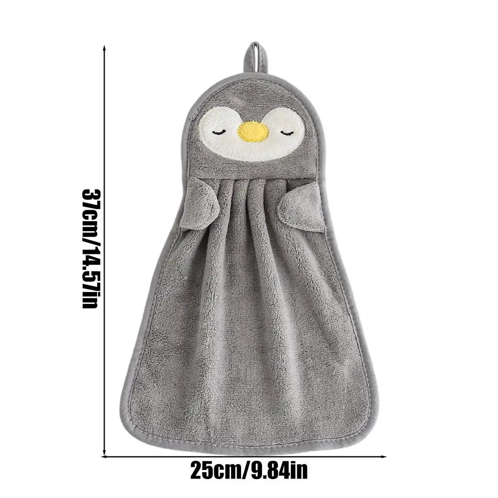 Cute Animal Hand Towels – Absorbent Kitchen & Bathroom