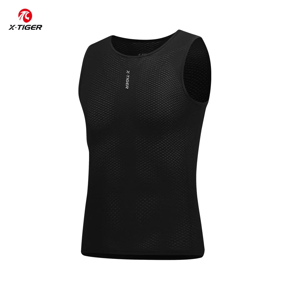 X-TIGER Men's Cycling Base Layer Vest | Quick Dry & Breathable