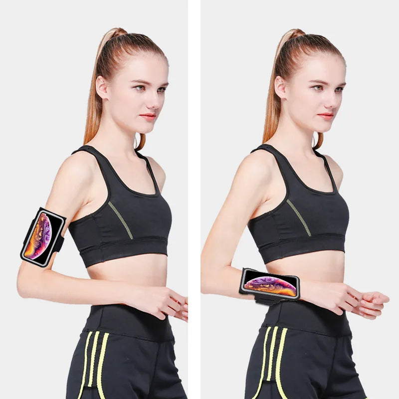 mini cell phone armband for run Sport bag women Cell phone running bag for mobile phone wrist stand for men Sports Accessories Peaceful Pleasures Health and Wellness