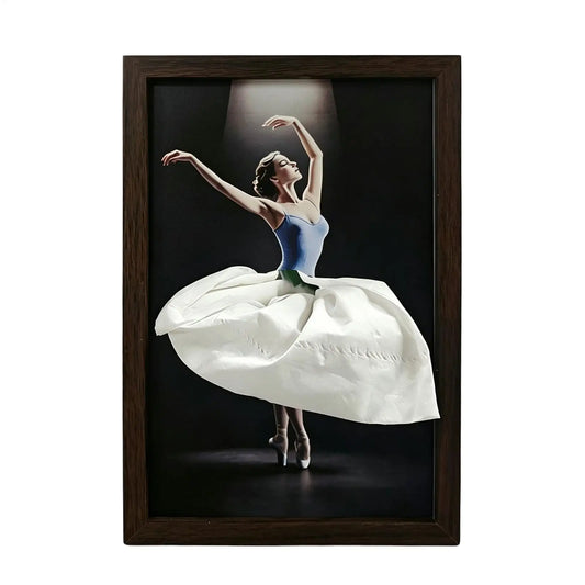 Wooden Ballet Dancer Tissue Box Dispenser | Elegant Home Decor Decorative Tissue Holder Peaceful Pleasures Health and Wellness