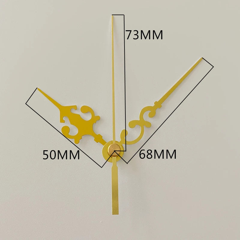 Mute DIY Wall Clock Movement Mechanism with Clock Hands Silent Kit Battery Operated Watch Repair Parts Replacement Set Peaceful Pleasures Health and Wellness