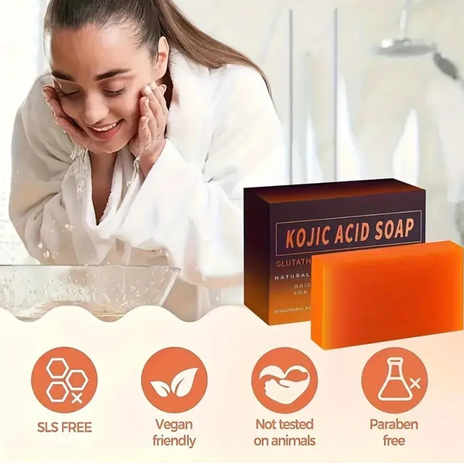 Kojic Acid Soap Ginger Handmade Soap Glutathione Essential Oil Soap Turmeric Soap Peaceful Pleasures Health and Wellness