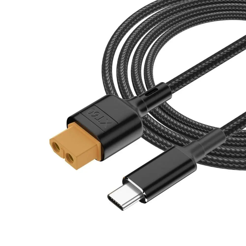 Adapter Wire XT60 To Type-C Fast Charging Cable 20V 5A PD2.0/QC2.0 XT60 To Type-C Adapter Cable 50cm/1m SC100 Protocol Peaceful Pleasures Health and Wellness 1m