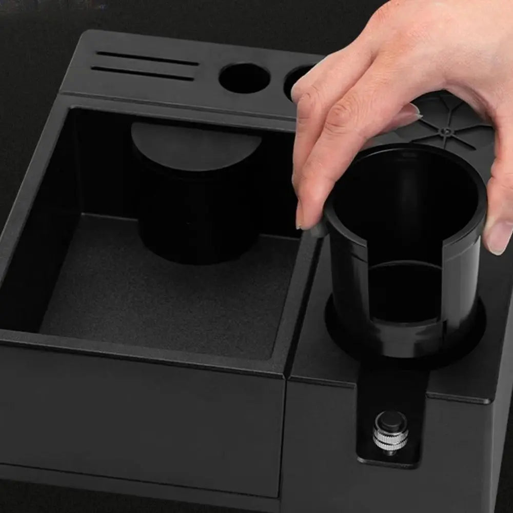 Espresso Tamping Station with Knock Box & Organizer