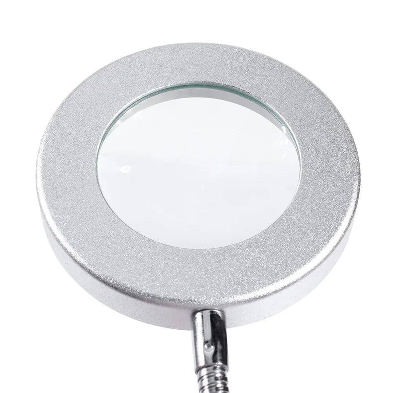 10X Folding Magnifying Glass Clip Style Desk Lamp, Nail Art, Eyelash Tattoo, Embroidery, Reading Circuit Board Repair Peaceful Pleasures Health and Wellness