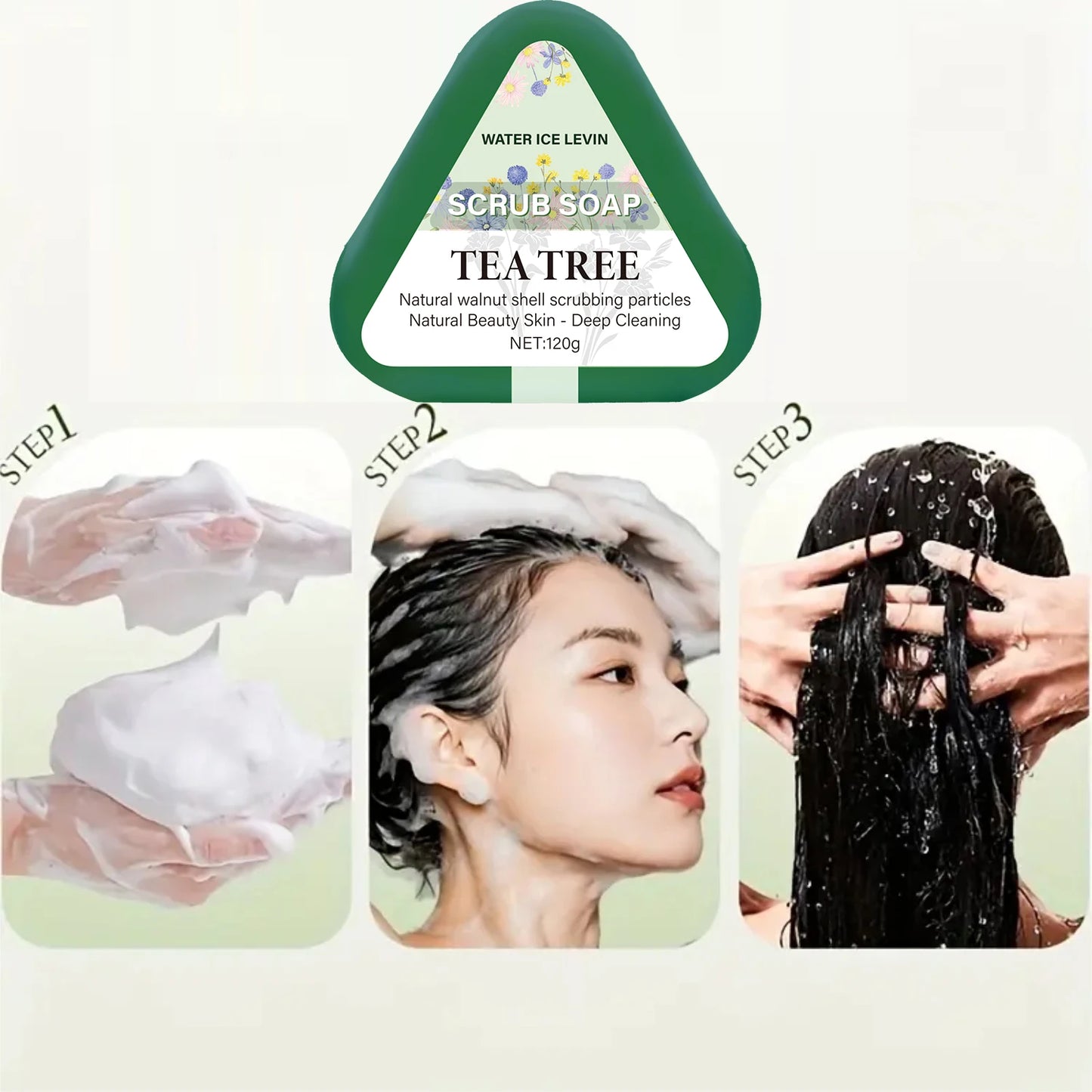 Tea Tree Scrub Soap with Walnut Shell – Exfoliating Bar