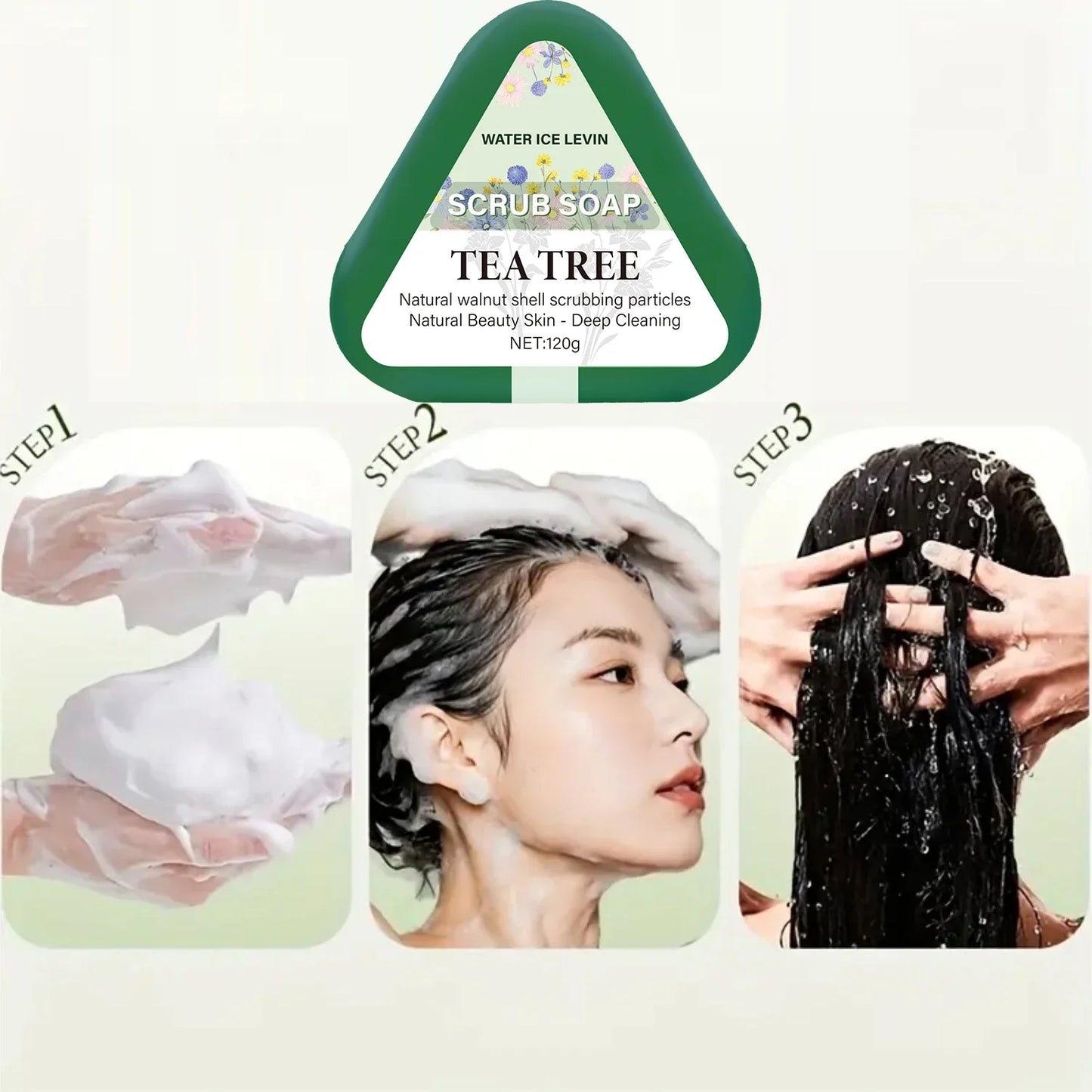 Tea Tree Scrub Soap with Walnut Shell – Deep Cleansing Bar