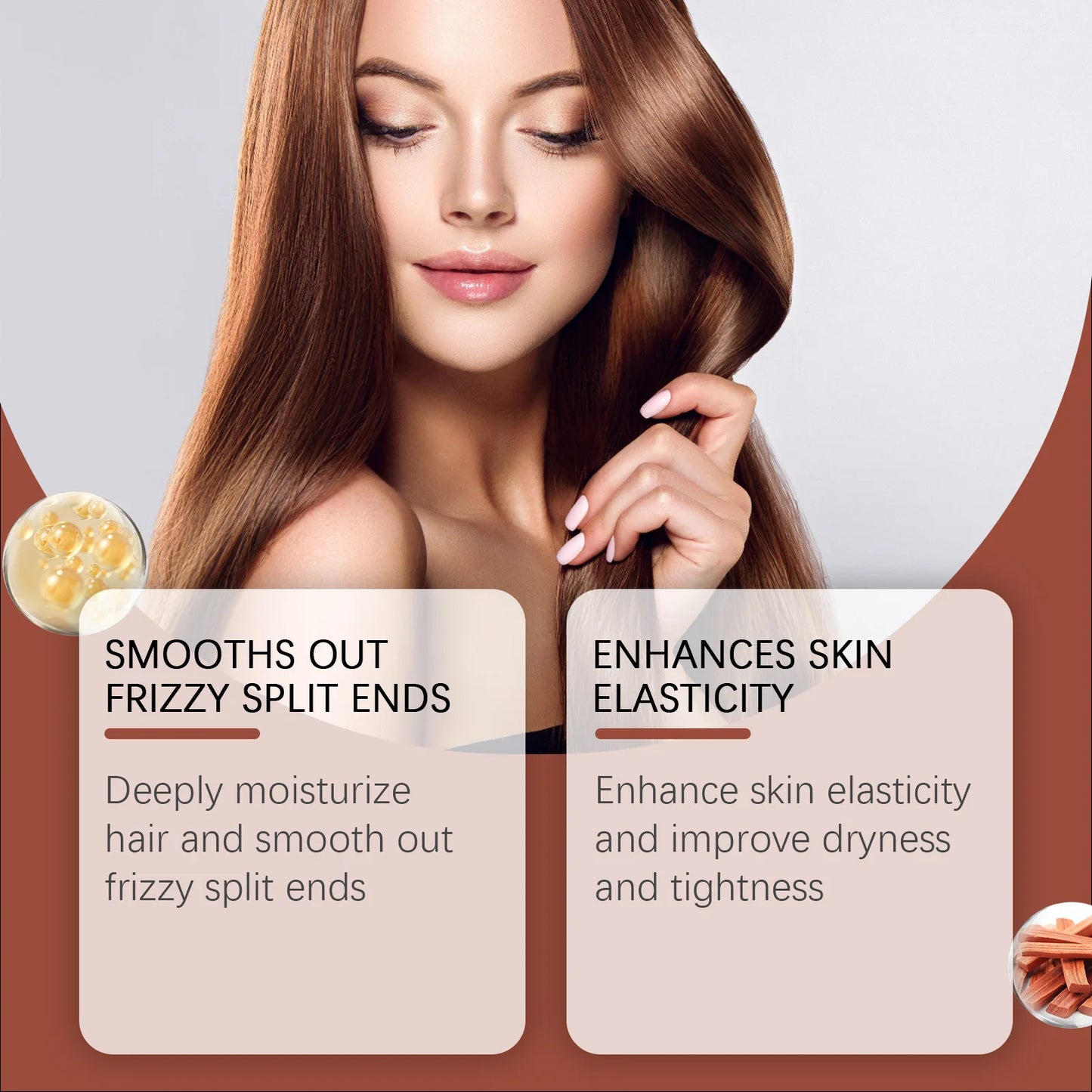WIYUN Sandalwood Essential Oil – Hair & Body Moisturizer 50ml