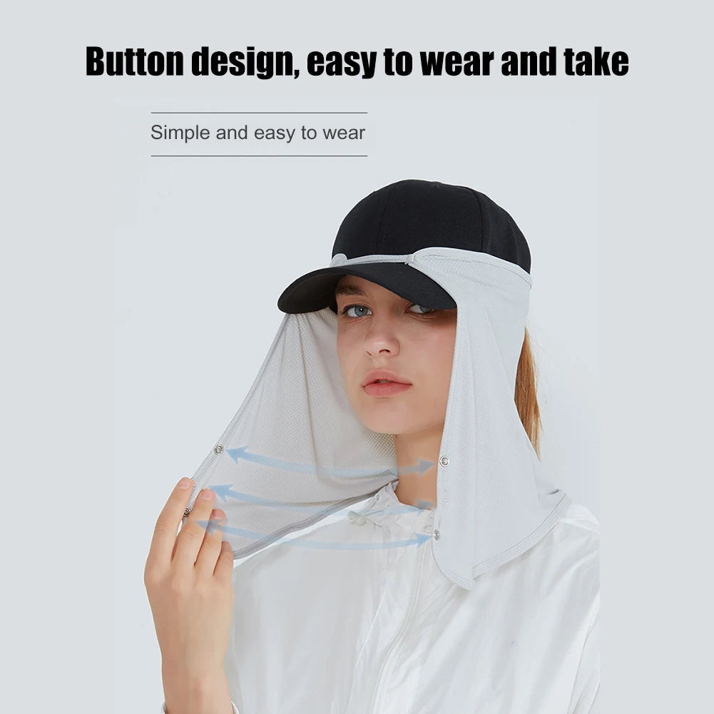 UV Protection Face & Neck Sun Shield – Quick-Dry Outdoor Visor Cover Peaceful Pleasures Health and Wellness