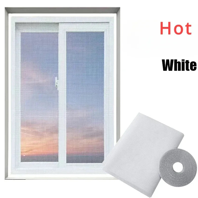DIY Flipper Zero Cut-free Mosquito Net for Window Ecoflow Net Curtains Self-adhesive Curtain Shades Screen Home Textile Garden Peaceful Pleasures Health and Wellness