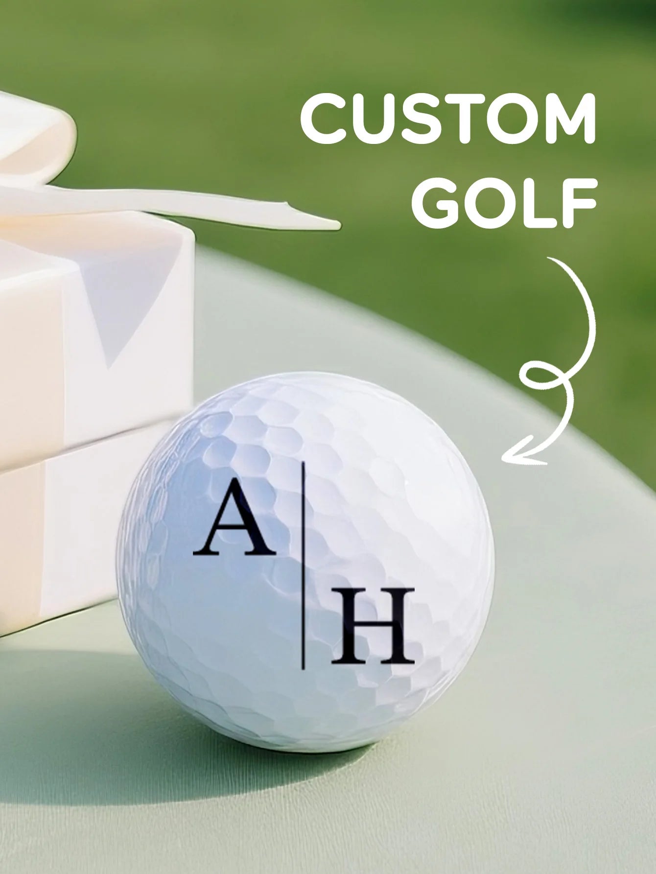 Custom Name Wedding Golf Ball Favors Personalized Name Golf Balls Engagement Gift Groomsmen Bridesmaids Party Favors Bulk Set Peaceful Pleasures Health and Wellness Style 2 6pcs