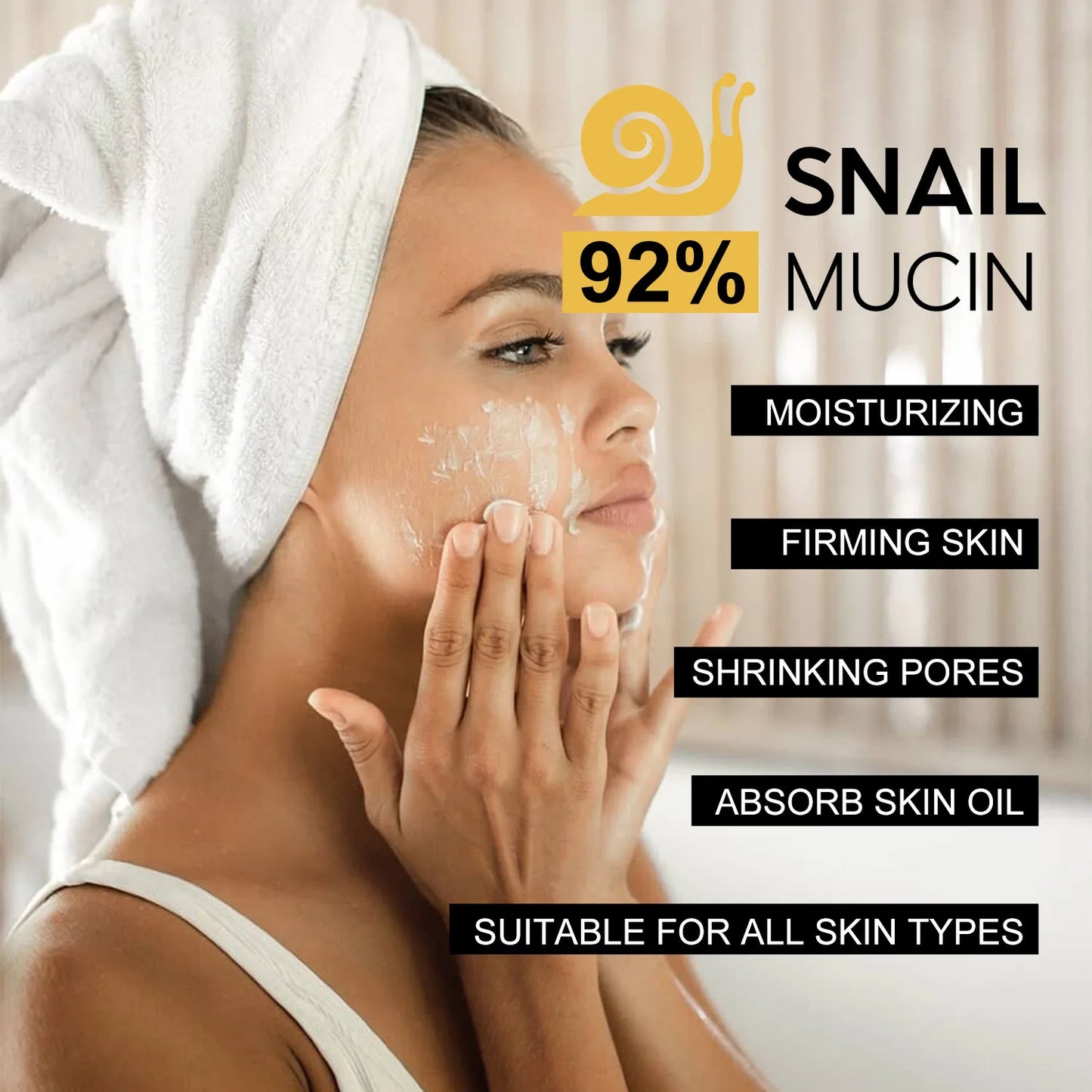 SUMAX Snail Mucin Face Cream – Hydrating & Brightening Moisturizer