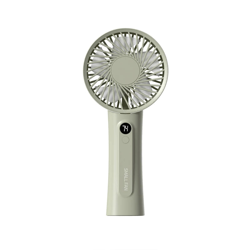 New Portable Handheld Fan, Fan 6 Speed Wind LED Display Personal Mini Travel Fan Hand Held Fan USB Foldable Electric Fan Peaceful Pleasures Health and Wellness