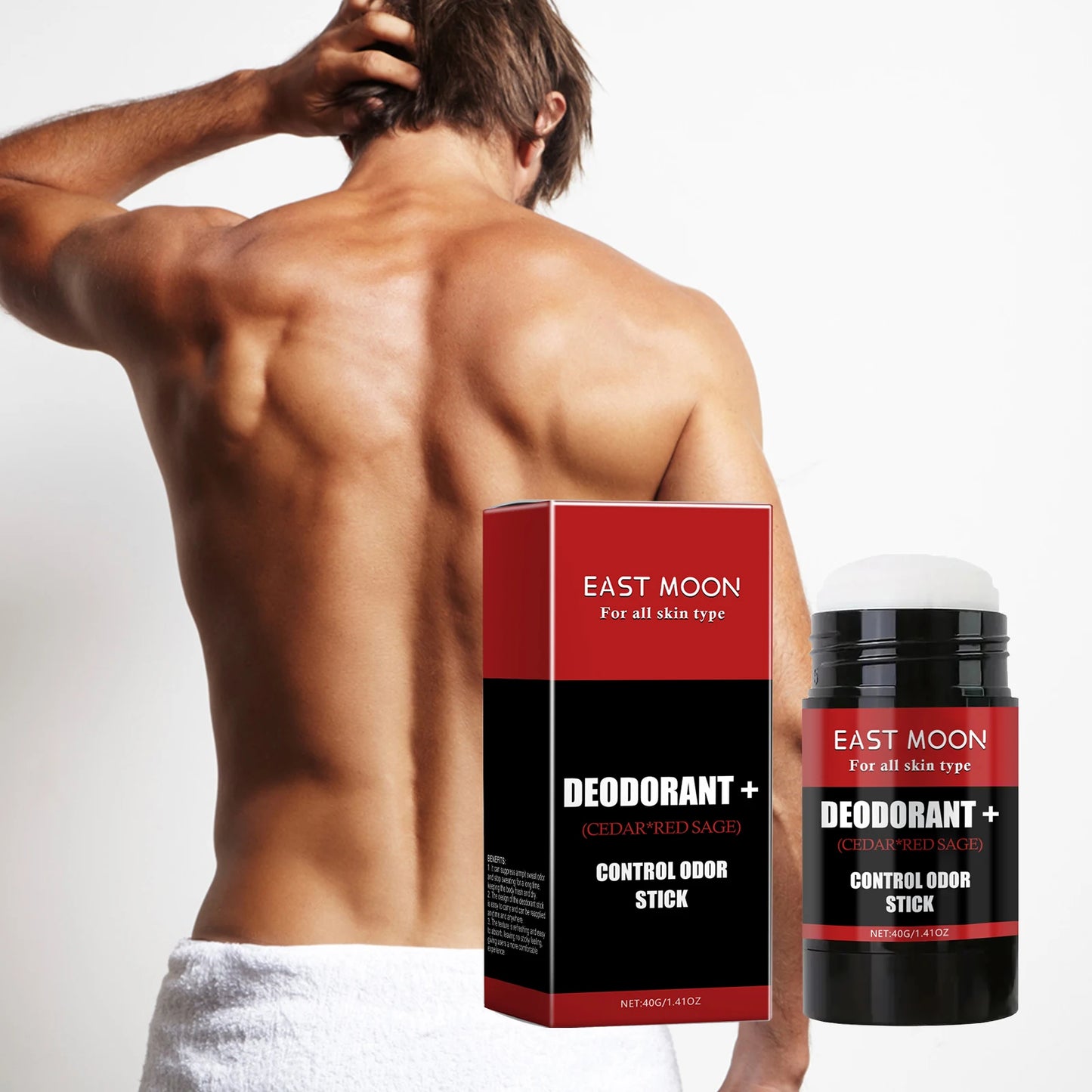 East Moon Armpit Deodorant Stick – Anti-Sweat Odor Remover 40g
