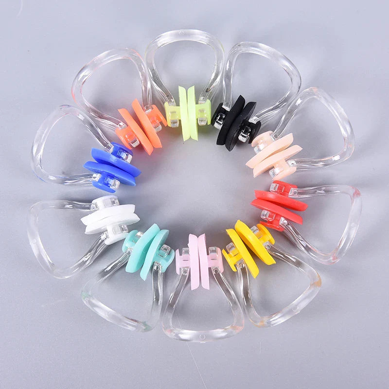 10-Pack Silicone Swimming Nose Clips for Adults & Kids