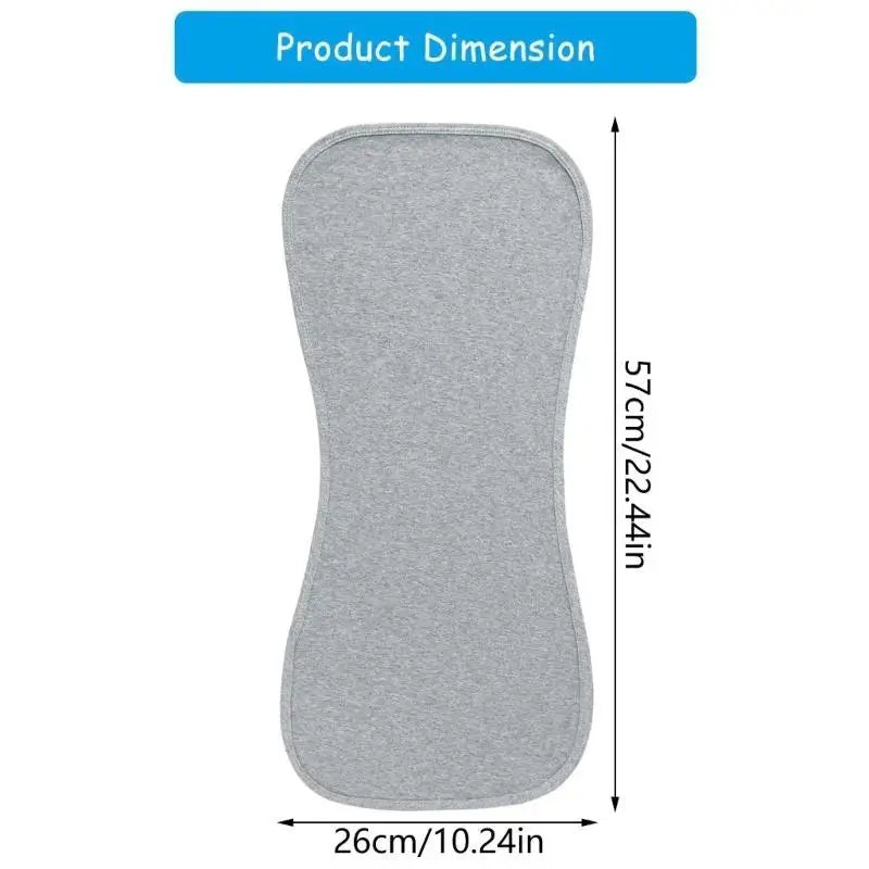Soft Cotton Baby Burp Cloths – 3 or 5 Pack Infant Feeding Bibs