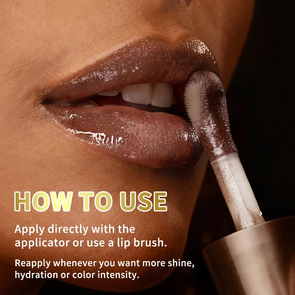 Lakerain Chocolate Glow Lip Gloss – Moisturizing & Long-Lasting