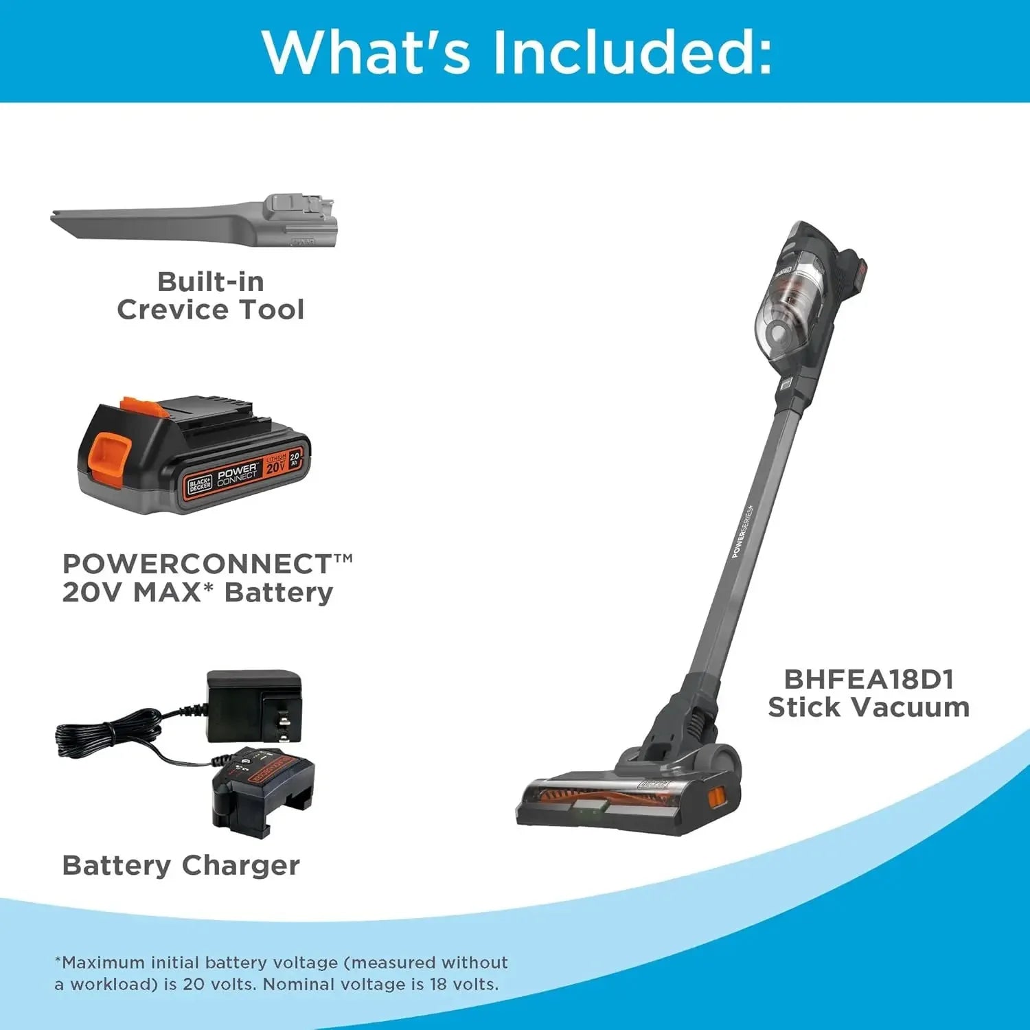 20V MAX Cordless Stick Vacuum – LED Lights, Anti-Tangle, Hardwood & Carpet Vacuum Cleaners Peaceful Pleasures Health and Wellness