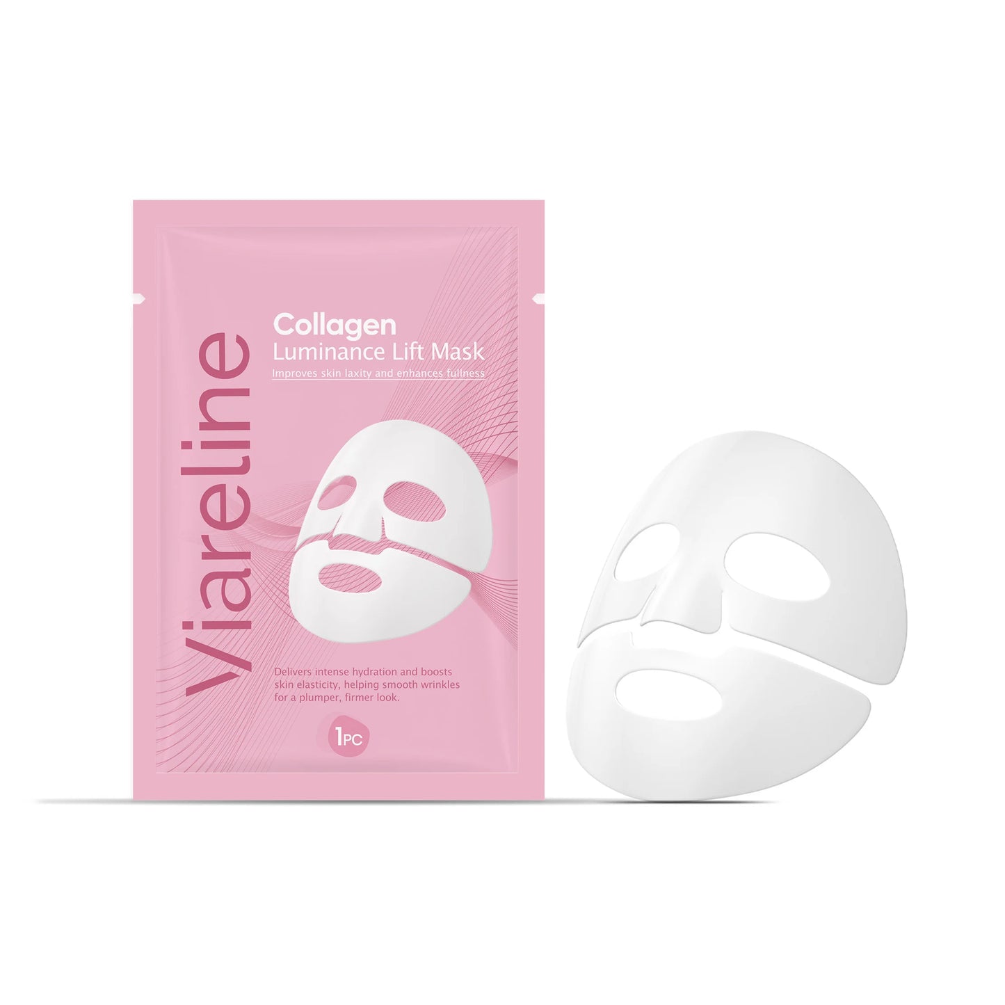 Viareline Collagen Facial Mask – Firming, Hydrating & Brightening