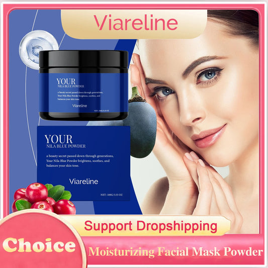 Viareline Brightening Facial Mask Powder – Hydrating & Firming Facial Mask Powder Peaceful Pleasures Health and Wellness