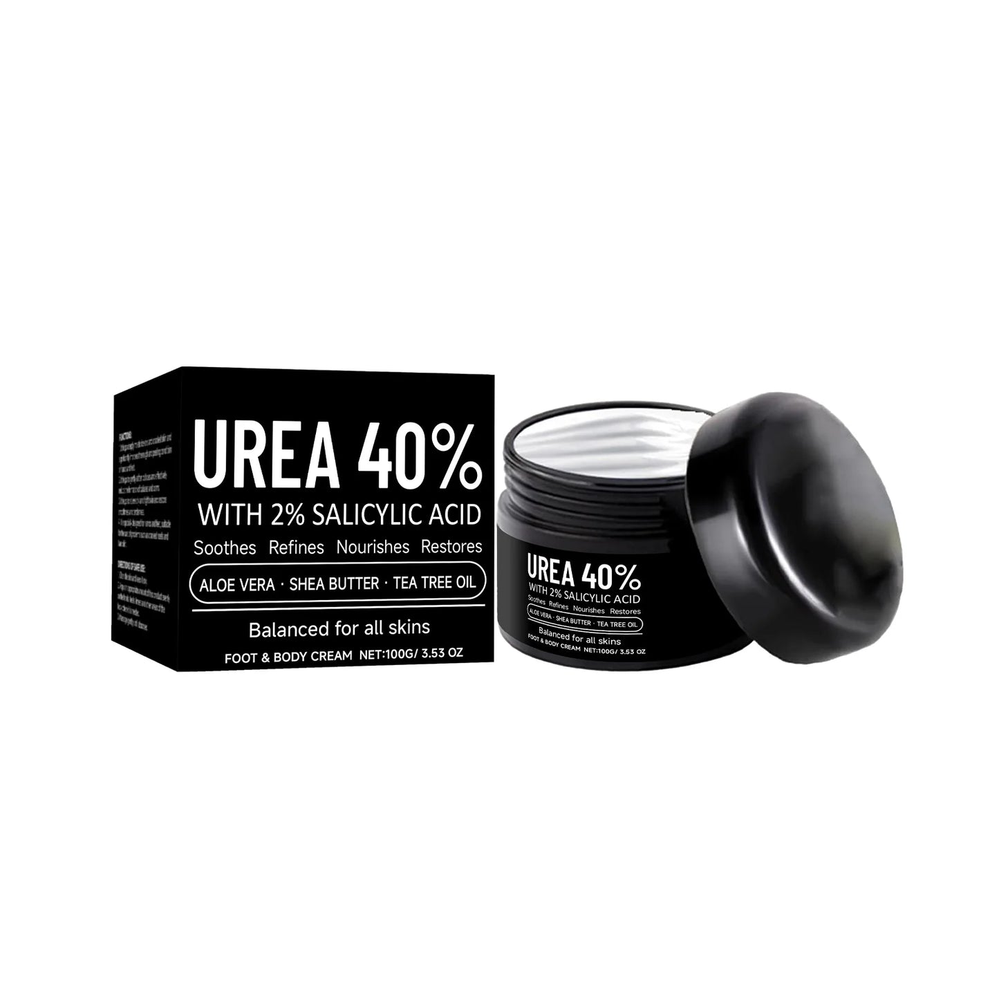 Urea 40% Foot & Hand Cream – Deep Moisturizer for Dry Skin