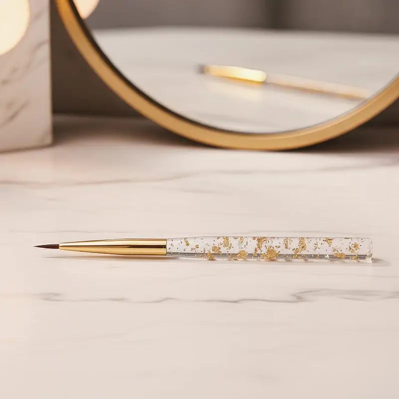 1Pcs Nail Brush Set Detail Work Pens Stylish Acrylic Handles Gel Nail Art Fine Line Painting Professional Home Use Manicure Tool Peaceful Pleasures Health and Wellness