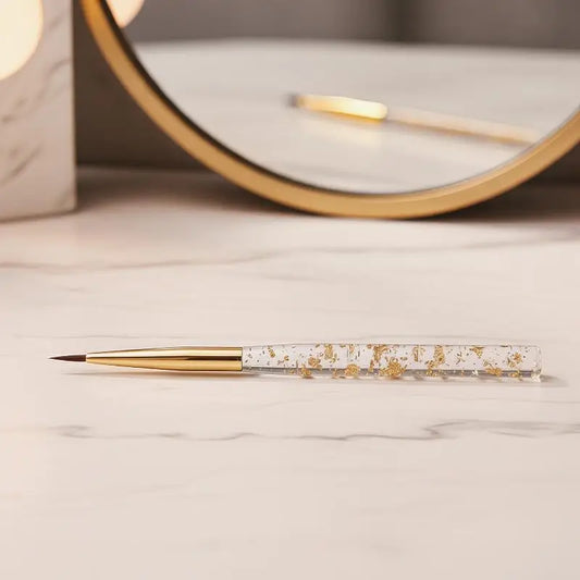 1Pcs Nail Brush Set Detail Work Pens Stylish Acrylic Handles Gel Nail Art Fine Line Painting Professional Home Use Manicure Tool Peaceful Pleasures Health and Wellness